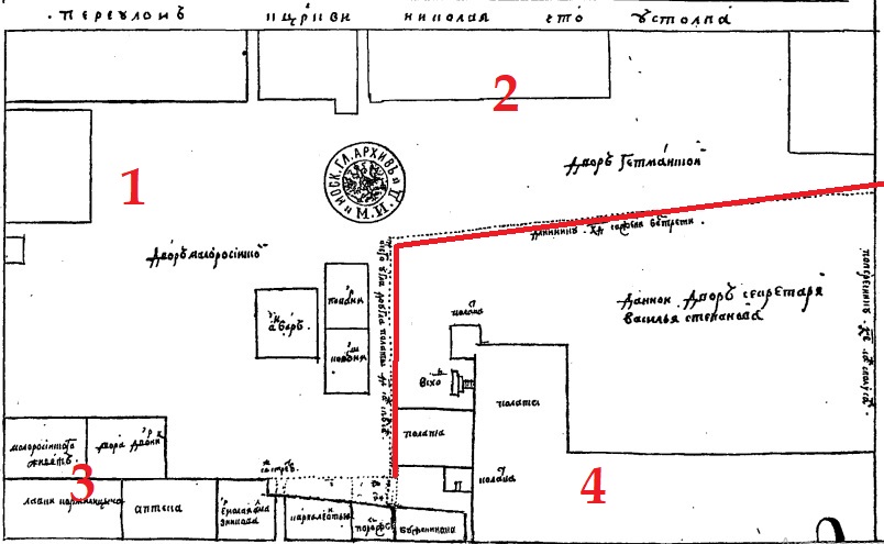 Маросейка, 9/2с1. Чертеж - Старая Москва с Дмитрием Линдером Маросейка, 9/2с1. Чертеж