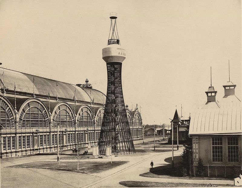 Башня Шухова на Нижегородской выставке - Старая Москва с Дмитрием Линдером Башня Шухова на Нижегородской выставке